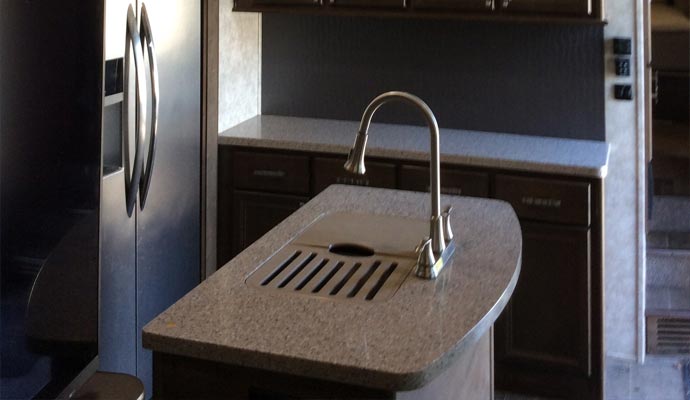 rv faucets and sinks installing